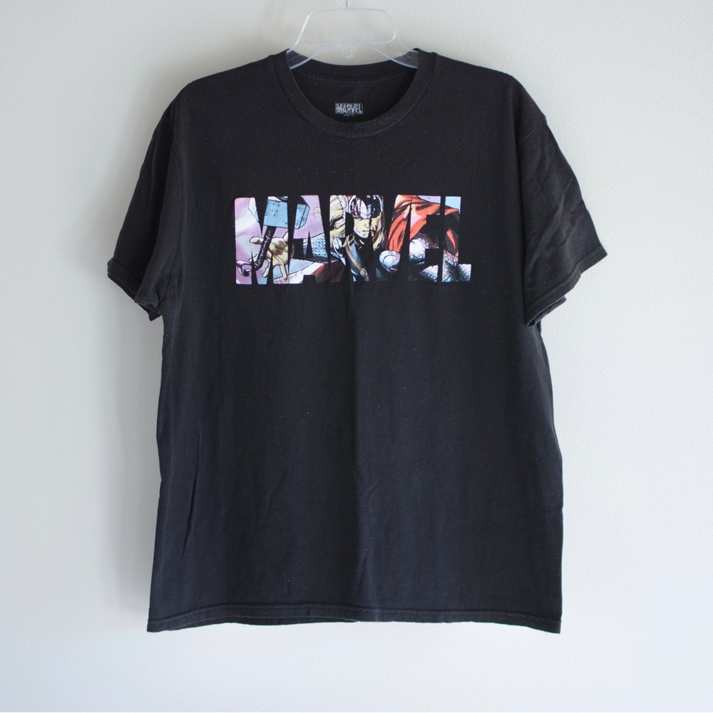 Marvel Thor Graphic Black T Shirt Short Sleeve L